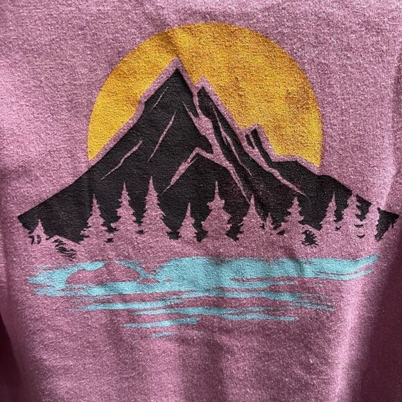 NWOT Eddie Bauer Classic Light Purple Crewneck Sweatshirt Size Small #118 - Picture 5 of 5